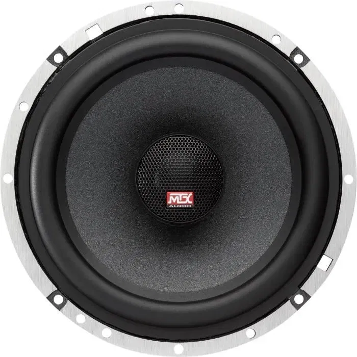 MTX Audio TX665C Haut-parleurs voiture Coaxiaux 16.5cm 2 voies 90W RMS, Châssis Aluminium, Tweeters au Néodyme et Dôme en Soie, Membrane en Pulpe de Cellulose