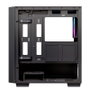 Einarex PM150 Boîtier Micro-ATX Gaming RGB USB 3.0 USB-C Noir, Fenêtre en Verre Trempé