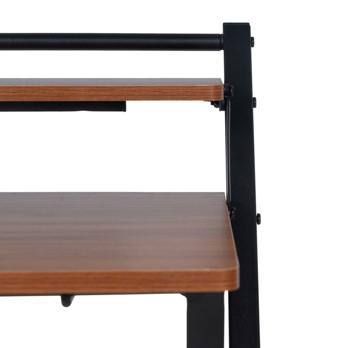 BigBuy Office Bureau Marron Noir Fer Bois MDF 87 x 56 x 87 cm BigBuy Office Bureau Marron Noir Fer Bois MDF 87 x 56 x 87 cm