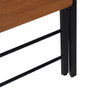 BigBuy Office Bureau Marron Noir Fer Bois MDF 87 x 56 x 87 cm