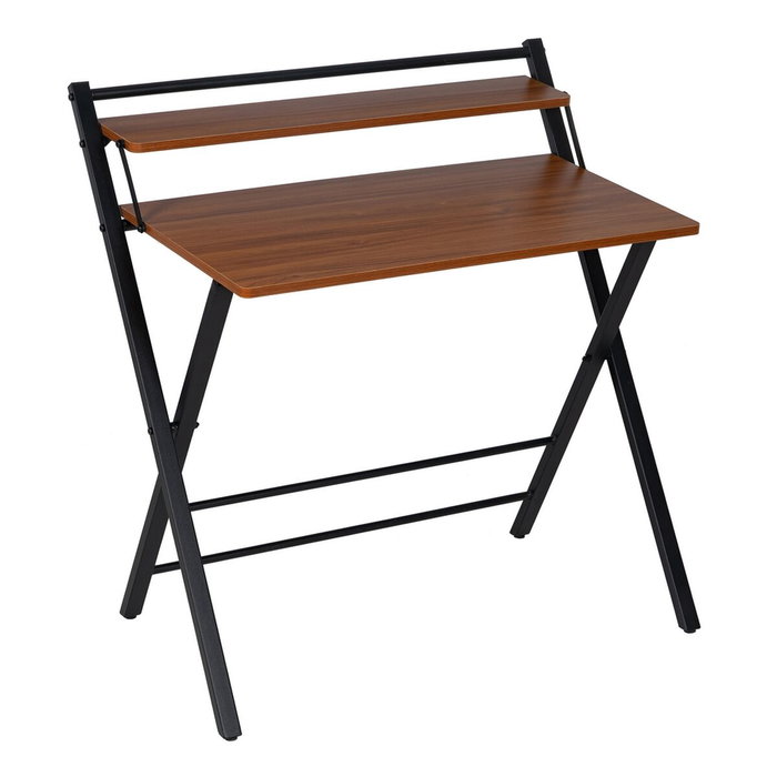 BigBuy Office Bureau Marron Noir Fer Bois MDF 87 x 56 x 87 cm BigBuy Office Bureau Marron Noir Fer Bois MDF 87 x 56 x 87 cm