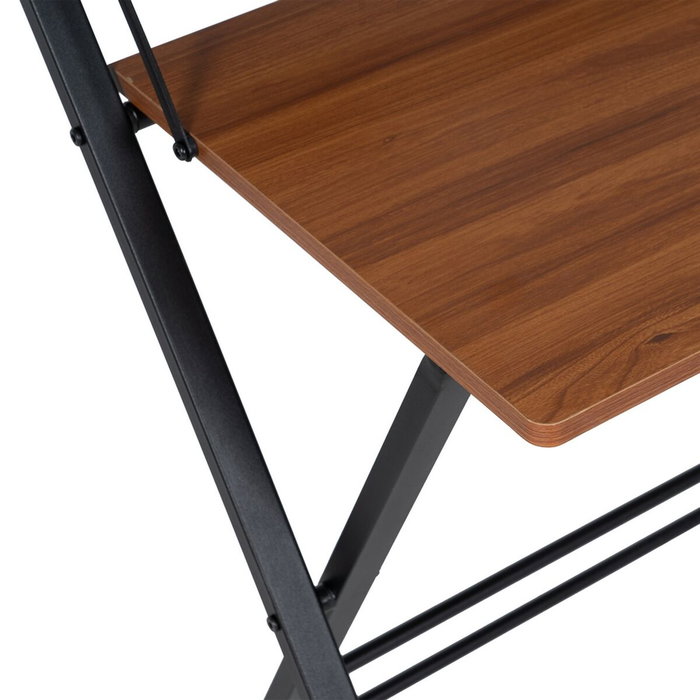 BigBuy Office Bureau Marron Noir Fer Bois MDF 87 x 56 x 87 cm BigBuy Office Bureau Marron Noir Fer Bois MDF 87 x 56 x 87 cm