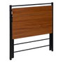 BigBuy Office Bureau Marron Noir Fer Bois MDF 87 x 56 x 87 cm