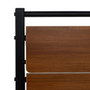 BigBuy Office Bureau Marron Noir Fer Bois MDF 87 x 56 x 87 cm