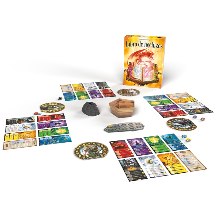 Asmodee Juego Mesa Libro Hechizos - Jeu de société stratégique, 2-4 joueurs, dès 10 ans (Spellbook)