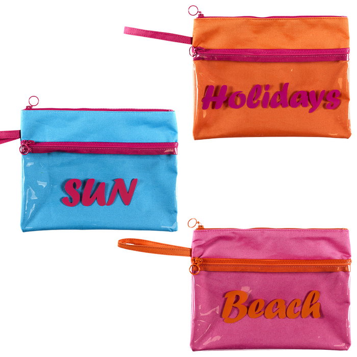Jet Lag Sac pour maillot de bain argenté