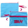 Jet Lag Sac pour maillot de bain argenté
