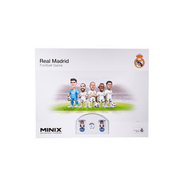 Eleven Force - Jeu de Football Minix Real Madrid MN17386 Bandai - Avec Buts - Jouet Enfant +3 Ans