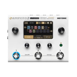 Hotone Ampero II Stomp Modelador d'amplificateur et processeur d'effets DSP double cœur avec simulation IR