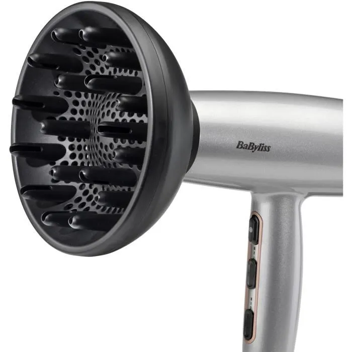 Babyliss Sèche-cheveux D580DE Cosmos 2100 W avec Diffuseur - Léger et compact