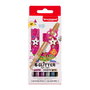 Bruynzeel Set de pointes de feutre brillantes Pastel 6