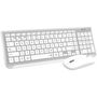 Clavier et souris sans fil Subblim SUBKBC-DCEP10 Argenté Espagnol Qwerty