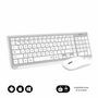 Clavier et souris sans fil Subblim SUBKBC-DCEP10 Argenté Espagnol Qwerty