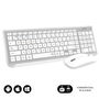 Clavier et souris sans fil Subblim SUBKBC-DCEP10 Argenté Espagnol Qwerty