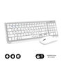 Clavier et souris sans fil Subblim SUBKBC-DCEP10 Argenté Espagnol Qwerty