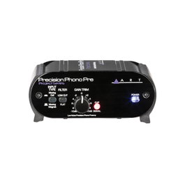 ART Precision Phono Pre - Préamplificateur phono autonome pour cartouches MC et MM avec entrées analogiques et contrôle de gain - Idéal DJ et usage domestique