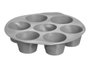 Kinvara Moule en silicone pour friteuse à air avec 7 compartiments gris 21x4x21 cm (Set de 24)