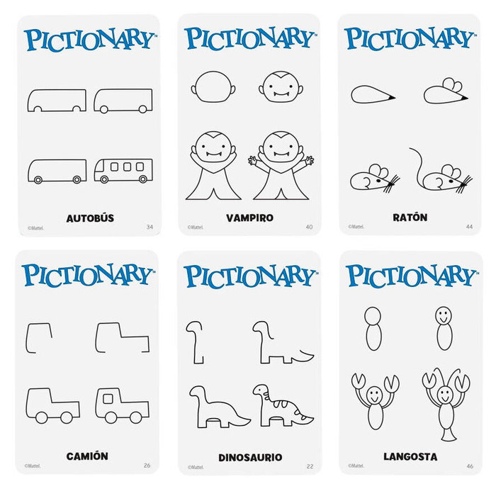 Mattel Pictionary Original en espagnol