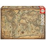 Educa Puzzle 3000 Pièces - Carte du Monde (Mapamundi) Réf. 19567 - Dimensions 120 x 85 cm