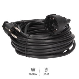 GSC Evolution Prolongador sucko 3x1.5mm 25M Negro