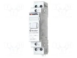 FINDER Relais d'installation 20.22 bistable, d'impulsion, NO x2, 16A, 230V AC