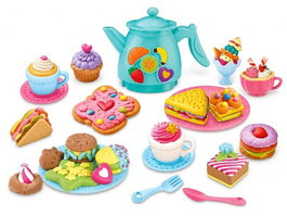 Jugatoys Jeu de pâte à modeler Heure du thé, 36 pièces