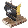BANDAI HOBBY - Kit Modèle Figurine Marshall D. Teach Ship One Piece 15 cm - Pré-peint - Assemblage Sans Colle