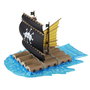 Figure à Collectionner One Piece GRAND SHIP COLLECTION MARSHALL D.TEACH'S PIRATE SHIP Noir (Noir) Plastique (Plastique)
