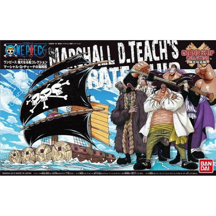 Figure à Collectionner One Piece GRAND SHIP COLLECTION MARSHALL D.TEACH'S PIRATE SHIP Noir (Noir) Plastique (Plastique)