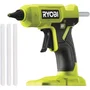 Ryobi Pistolet à colle sans fil 18V ONE+ RGLU18-0 - Chauffe en 3 min, indicateur, diamètre bâtons 12 mm - Avec 3 bâtons de colle
