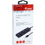 Equip 128957 Hub USB 2.0 7 Ports Noir USB-A - Concentrateur pour PC