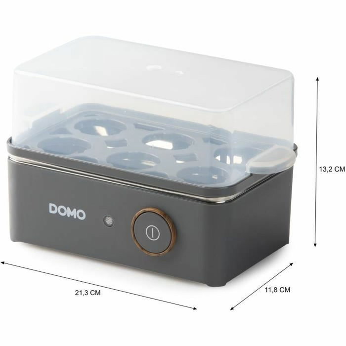 Domo Cuiseur à œufs DO9283EK Gris, 6 œufs