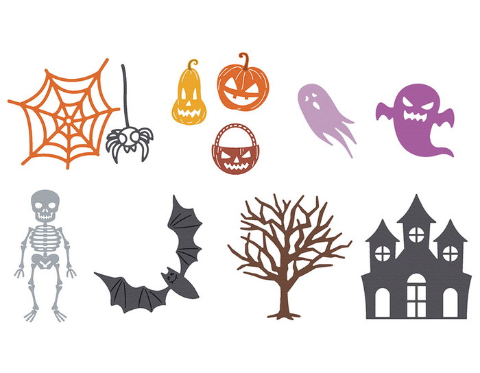 Misskuty Set de 8 Emporte-pièces fins ZAG Halloween Misskuty Set de 8 Emporte-pièces fins ZAG Halloween