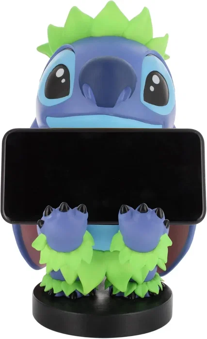 Cable Guys Stitch Hula - Exquisite Gaming - Figurine Disney support pour smartphone, manette et écouteurs (micro-USB inclus) - 20 cm