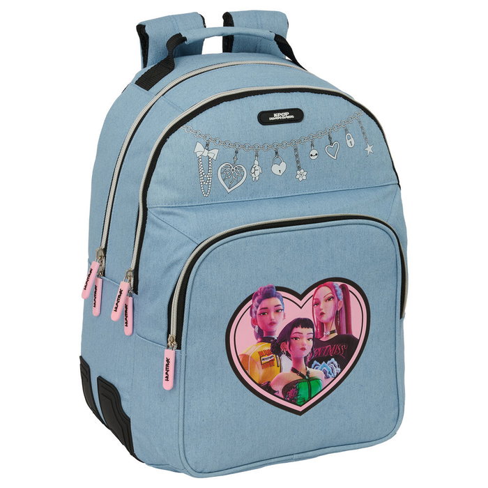 Safta Mochila Doble Adapt.Carro K-Pop Demon Hunters - Huntr/X 32X42X15Cm Safta Mochila Doble Adapt.Carro K-Pop Demon Hunters - Huntr/X 32X42X15Cm