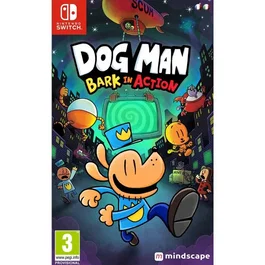 Just For Games Dog Man Bark in Action - Nintendo Switch