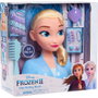 Just Play Frozen 2 Tête à Coiffer Elsa Basique Disney avec 17 Accessoires de Coiffure