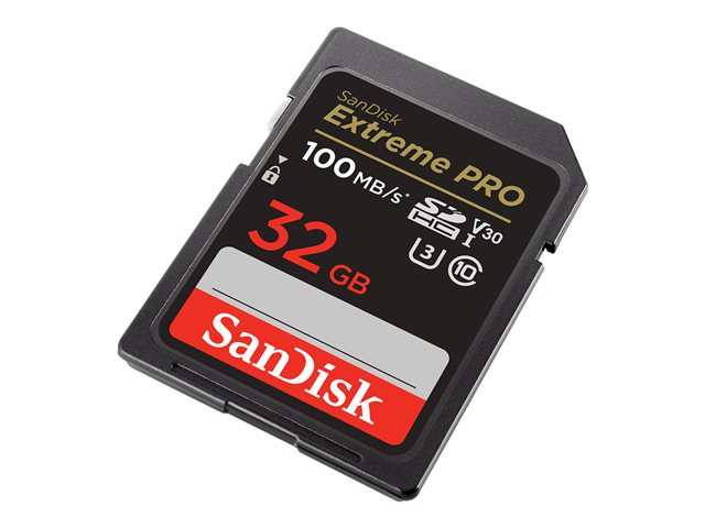 SanDisk Extreme Pro SDHC 32 Go UHS-I Classe 10 V30 Carte Mémoire Flash SanDisk Extreme Pro SDHC 32 Go UHS-I Classe 10 V30 Carte Mémoire Flash