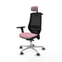 Piqueras y Crespo Chaise de Bureau Mardos Rose et Noir