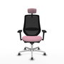 Piqueras y Crespo Chaise de Bureau Mardos Rose et Noir