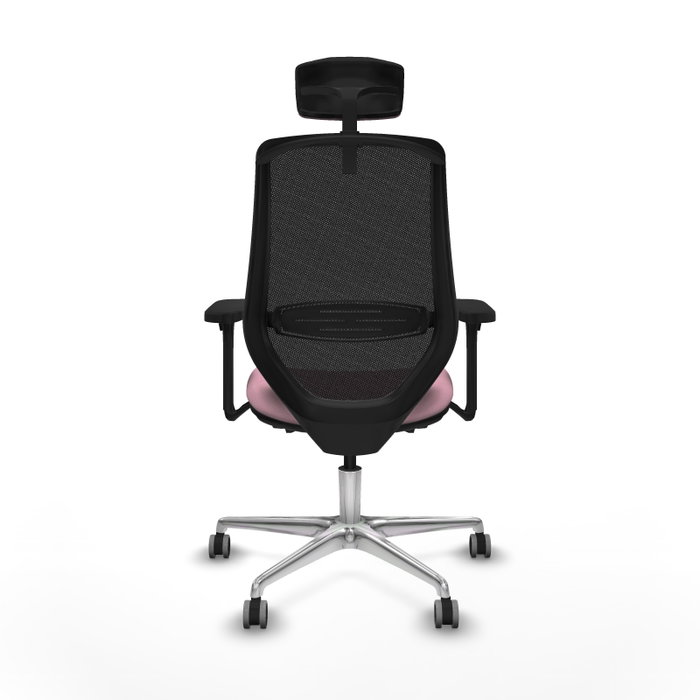 Piqueras y Crespo Chaise de Bureau Mardos Rose et Noir