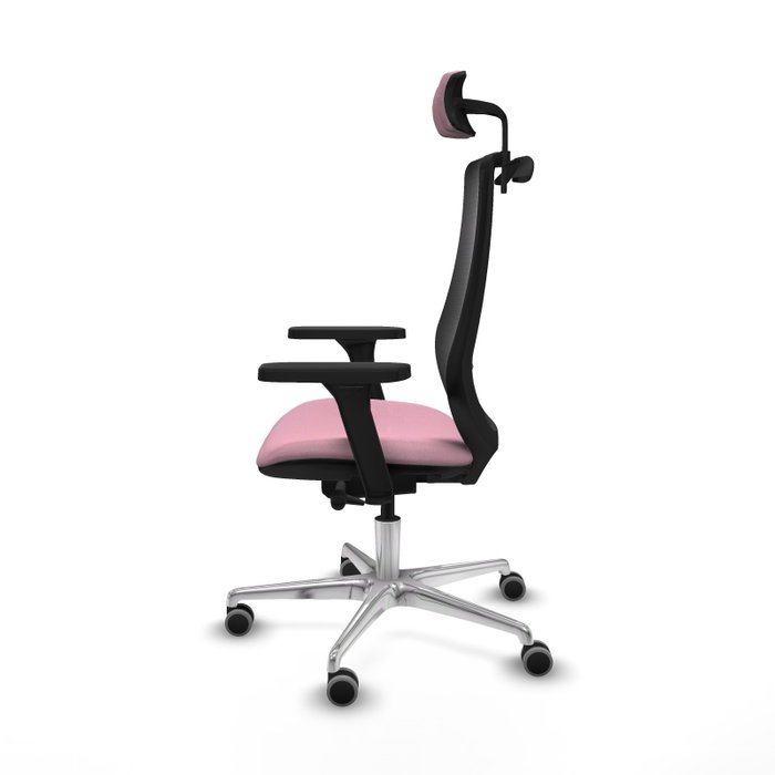 Piqueras y Crespo Chaise de Bureau Mardos Rose et Noir