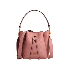 Guess Sac à main textile modèle Zanelle, 22 x 15 x 5 cm, couleur biscuit, référence PA849201, en tissu synthétique
