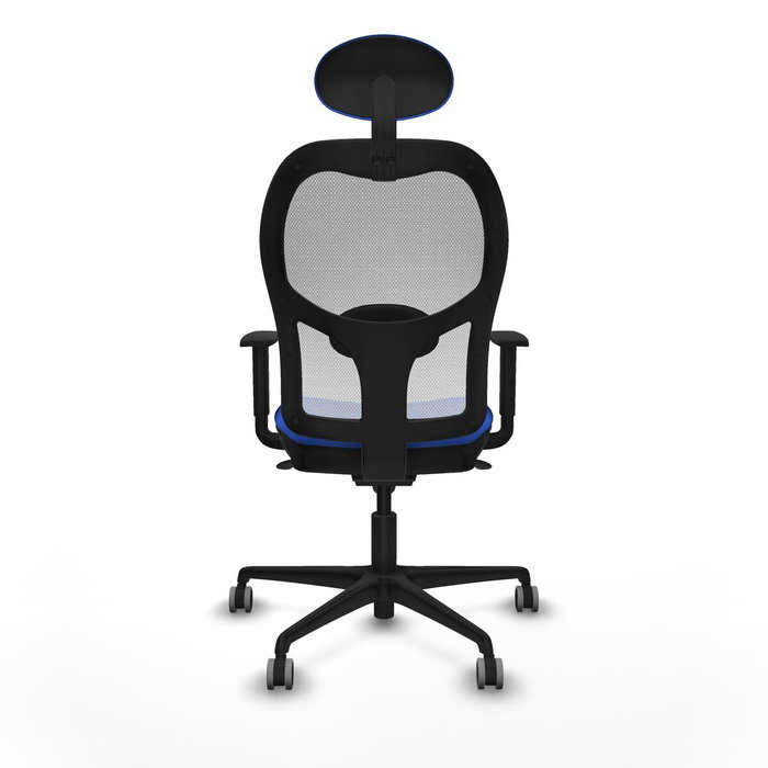 Piqueras y Crespo Chaise de Bureau 1D036G1 avec Appui-tête Bleu