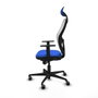 Piqueras y Crespo Chaise de Bureau 1D036G1 avec Appui-tête Bleu