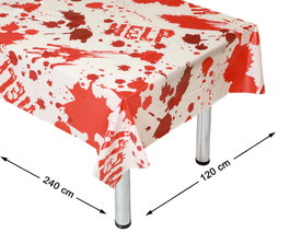 Atosa Nappe Sanglante Halloween 240x120cm pour Décoration Festive