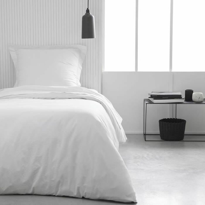 Today Drap housse TODAY Essential 90 x 190+25 cm, Craie