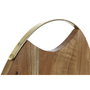 DKD Home Decor Planche à découper Doré Naturel Acacia et Acier inoxydable, 4 Pièces