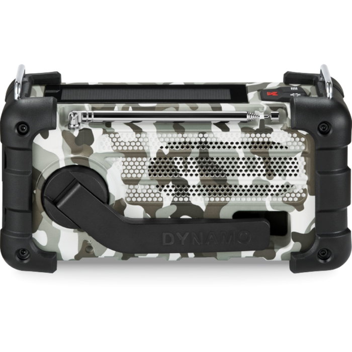 Sangean MMR-99 DAB+ Artic Camo Radio d'urgence avec manivelle et solaire Sangean MMR-99 DAB+ Artic Camo Radio d'urgence avec manivelle et solaire