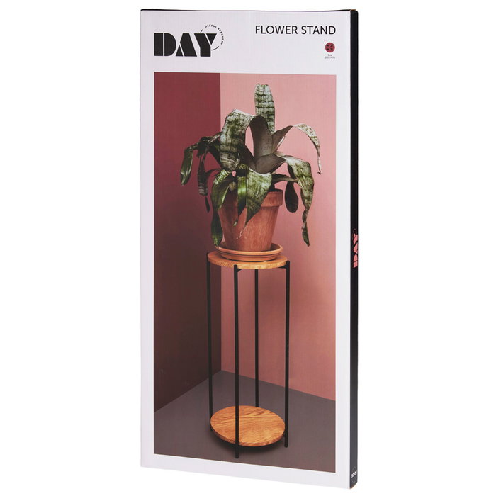 Day Pédestal pour plantes avec étagère inférieure, 30x70 cm Day Pédestal pour plantes avec étagère inférieure, 30x70 cm